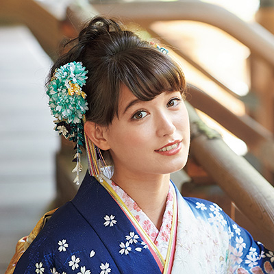 髪飾り1藤さがり
